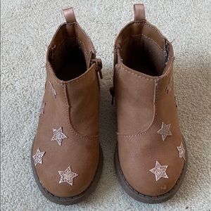 Toddler girls star ankle boots